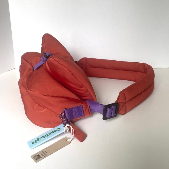 Coach Loop Puffy Wavy Dinky Shoulder Bag Coachtopia CQ859 Deep Orange Light - Picture 6 of 11